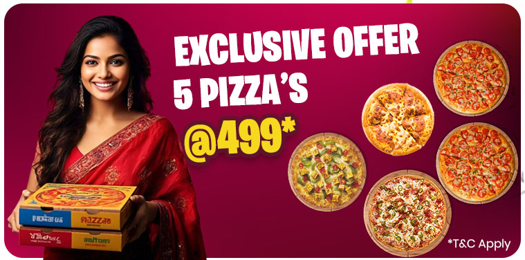 5 pizza